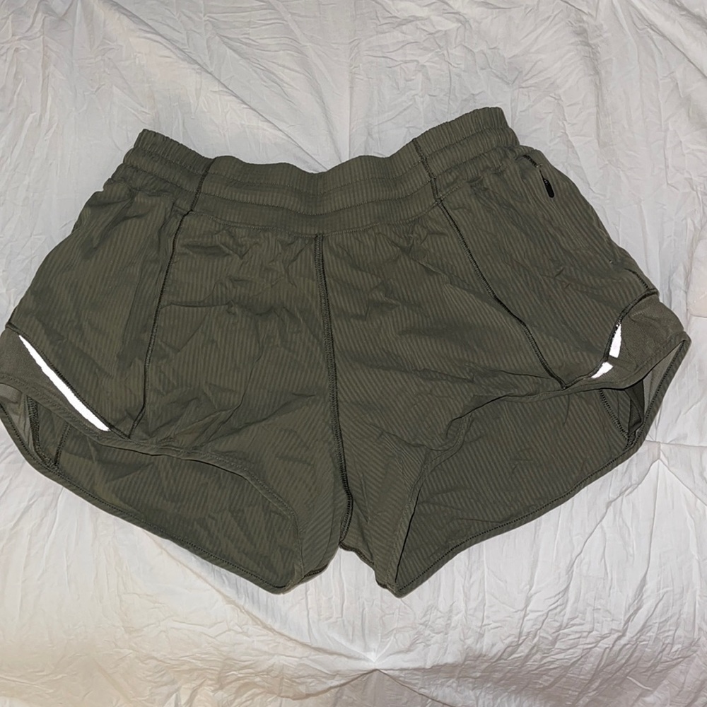 Camo green lululemon shorts
